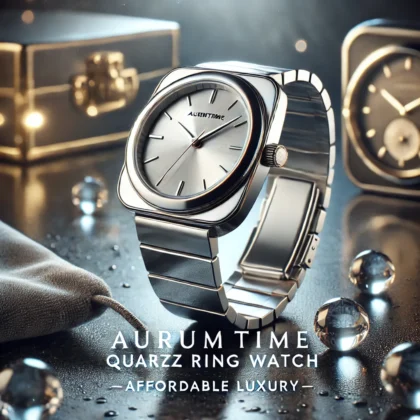 AurumTime Quartz Ring Watch – Affordable Luxury for Your Finger